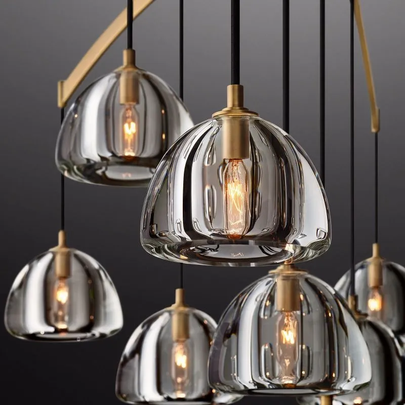 Hemisophere Round Chandelier 48"