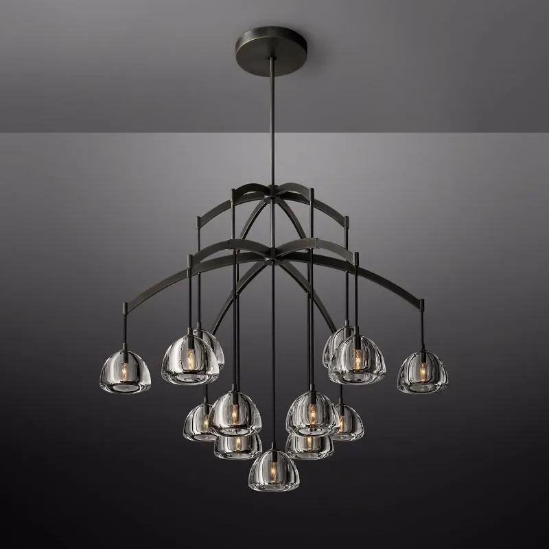 Hemisophere Round Chandelier 48"