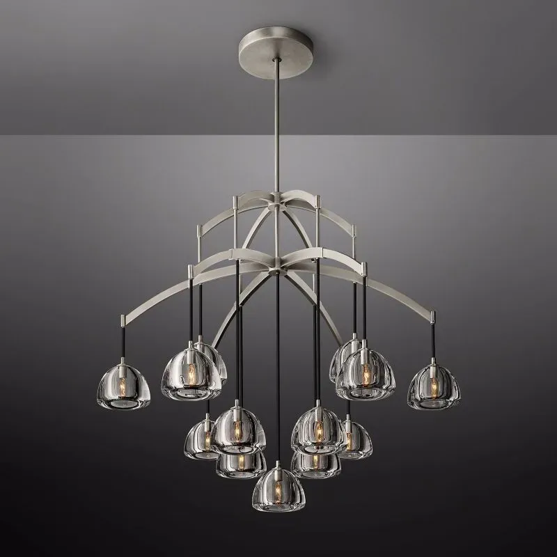Hemisophere Round Chandelier 48"