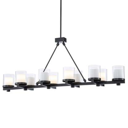 Donovan Modern Brass Chandelier (Antique Brass/Bronze Finish/Clear Glass) - Eichholtz-Sylvia Space