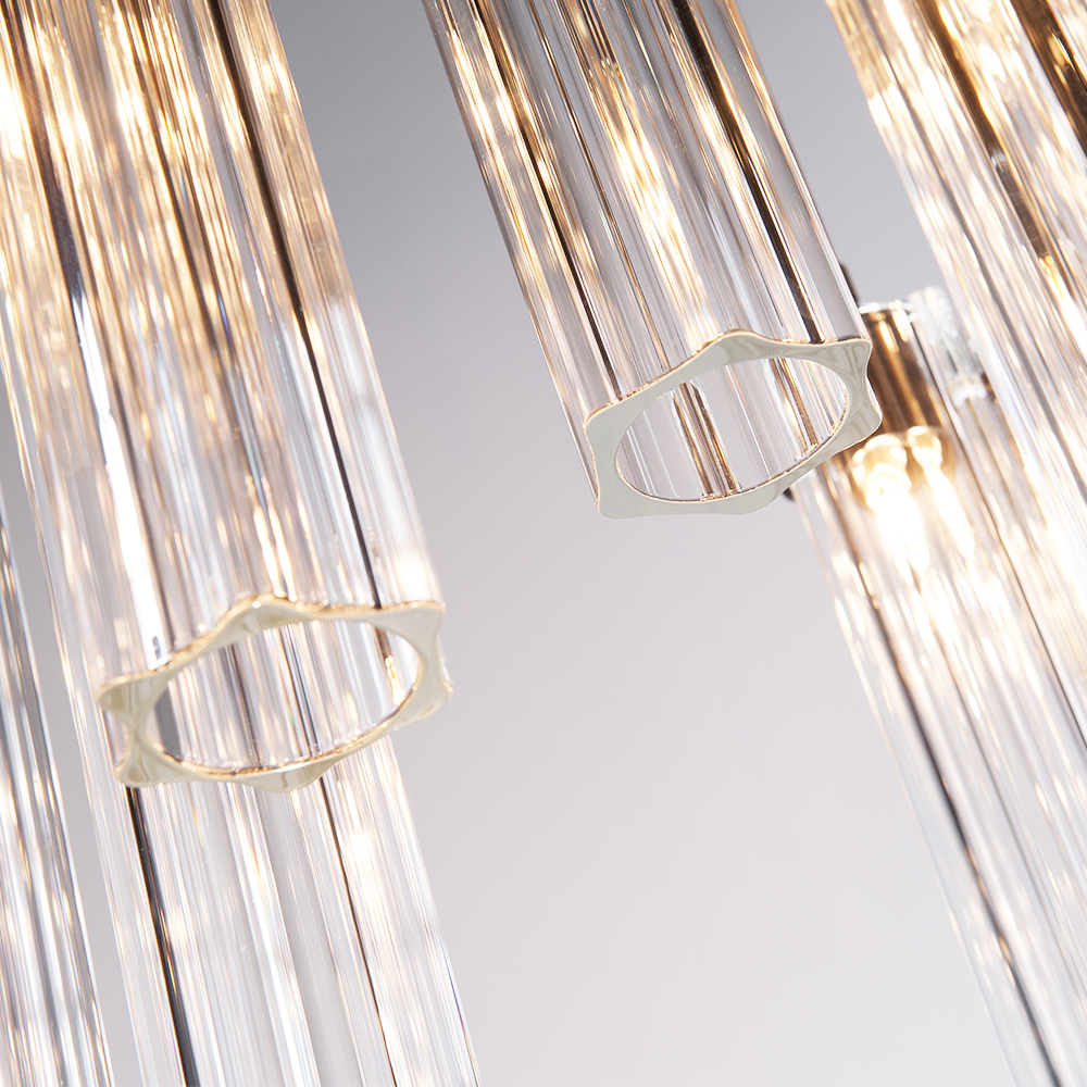 Aria Eden Multi Spot Glass Chandelier