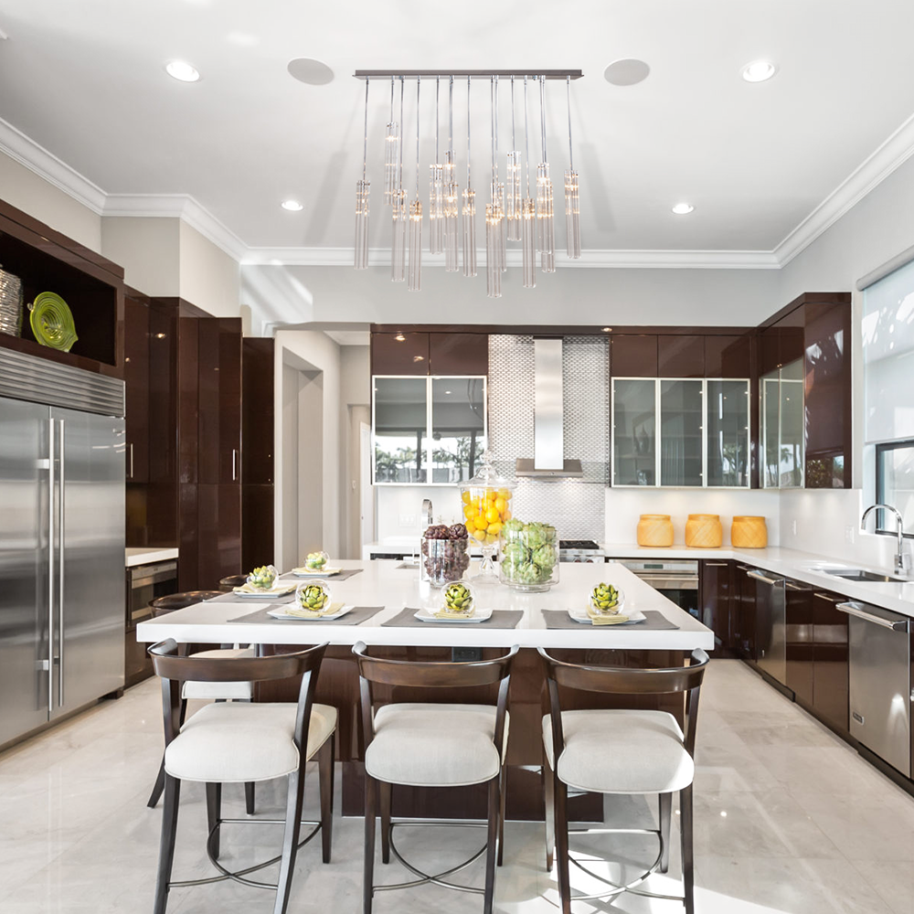 Aria Eden Multi Spot Glass Chandelier