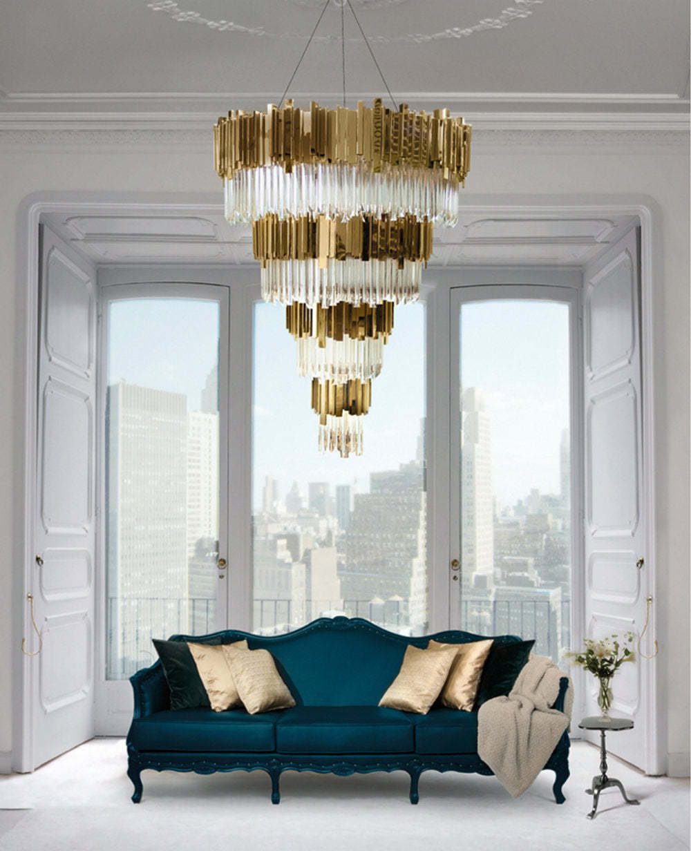 Empire 75 Light Crystal Modern Chandelier - Luxxu-Sylvia Space