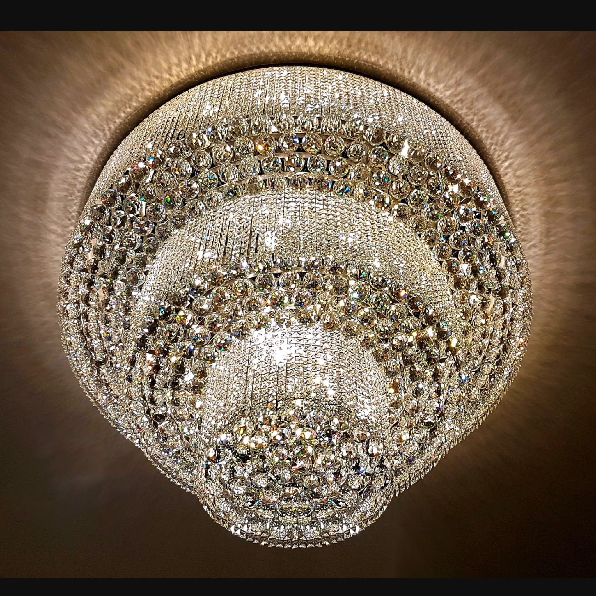 Empire Modern Glass Chandelier - Luchiante-Sylvia Space