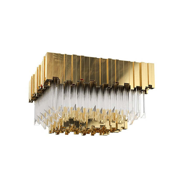 Empire Square Plafond 8-Light Crystal Modern Chandelier - Luxxu-Sylvia Space