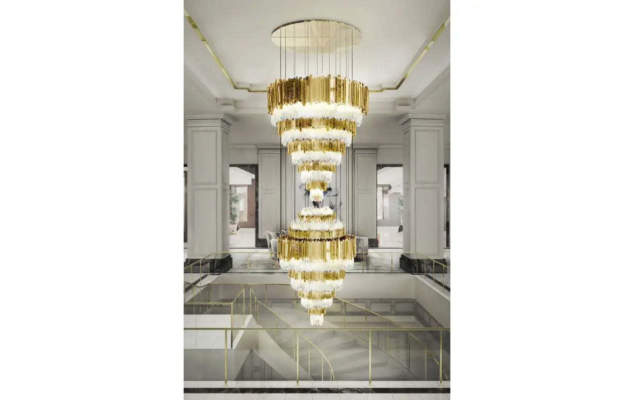 Empire XL Crystal Modern Chandelier - Luxxu-Sylvia Space