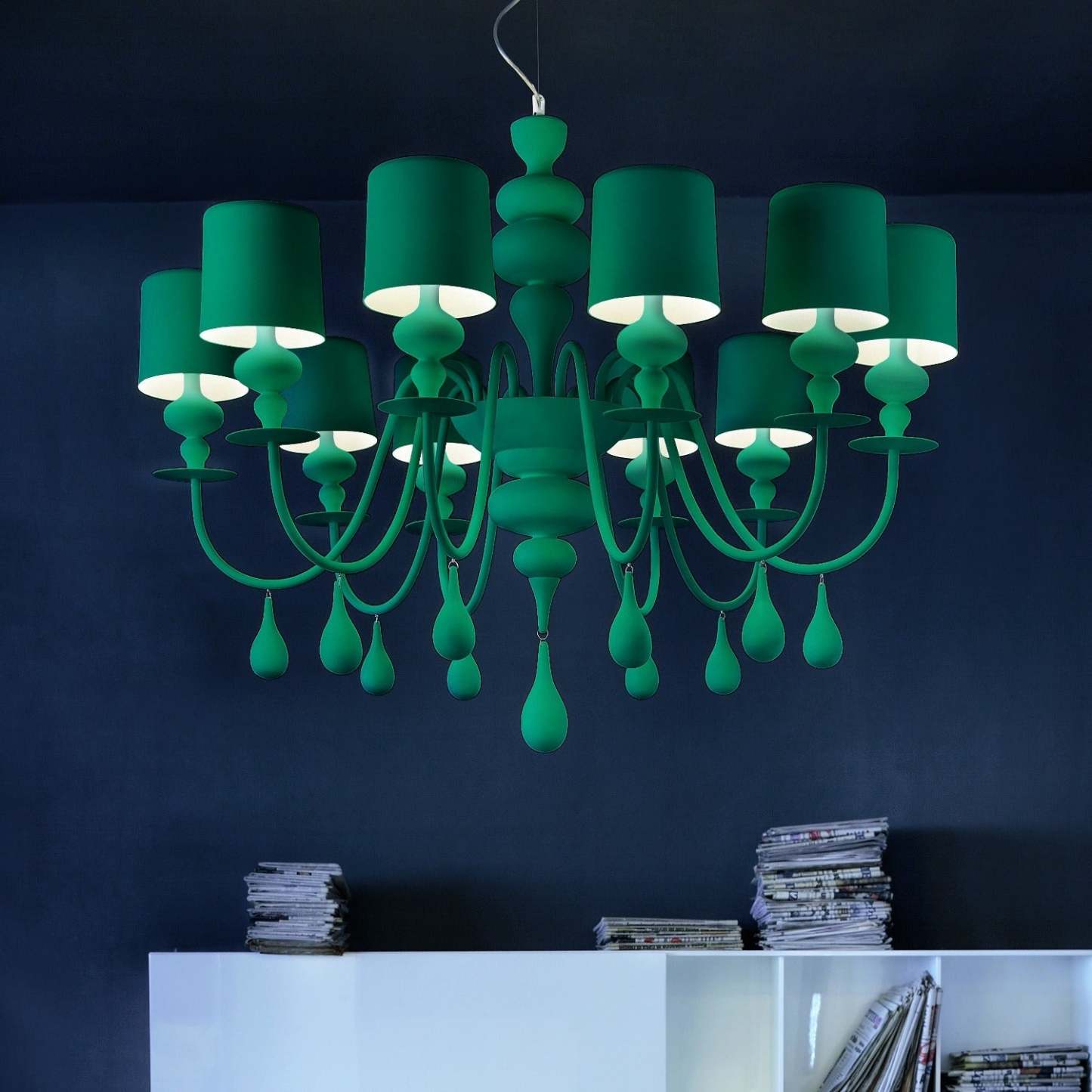 Eva Modern Chandelier [4 Sizes] - Masiero-Sylvia Space