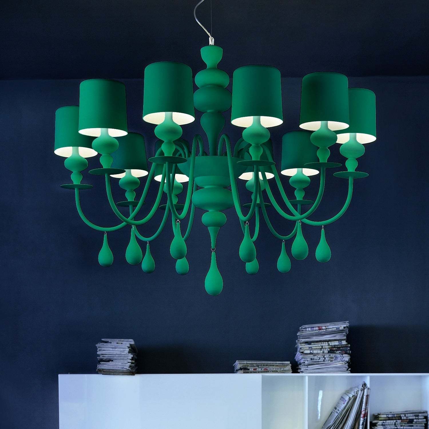 Eva Modern Chandelier [4 Sizes] - Masiero-Sylvia Space