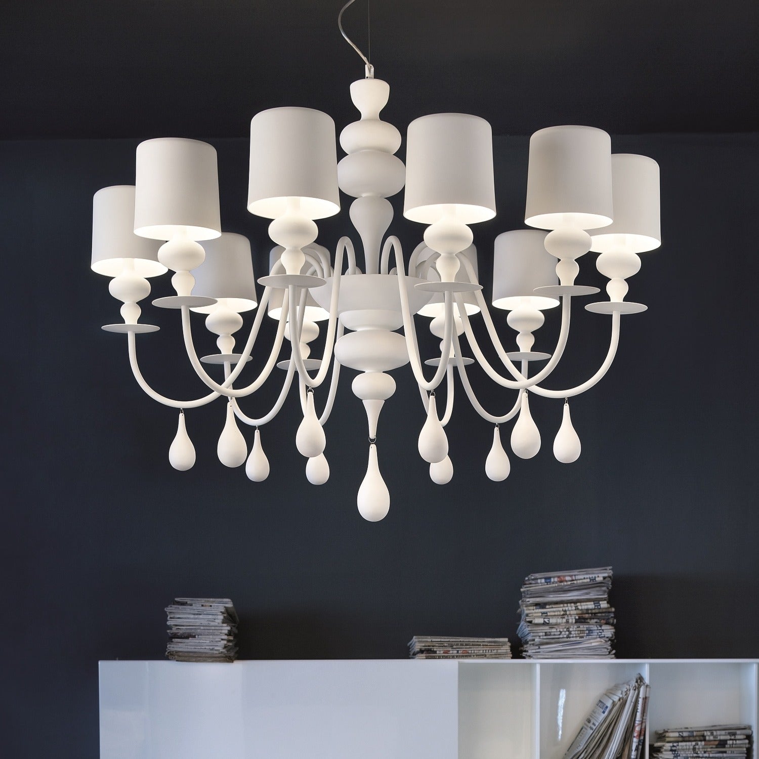 Eva Modern Chandelier [4 Sizes] - Masiero-Sylvia Space
