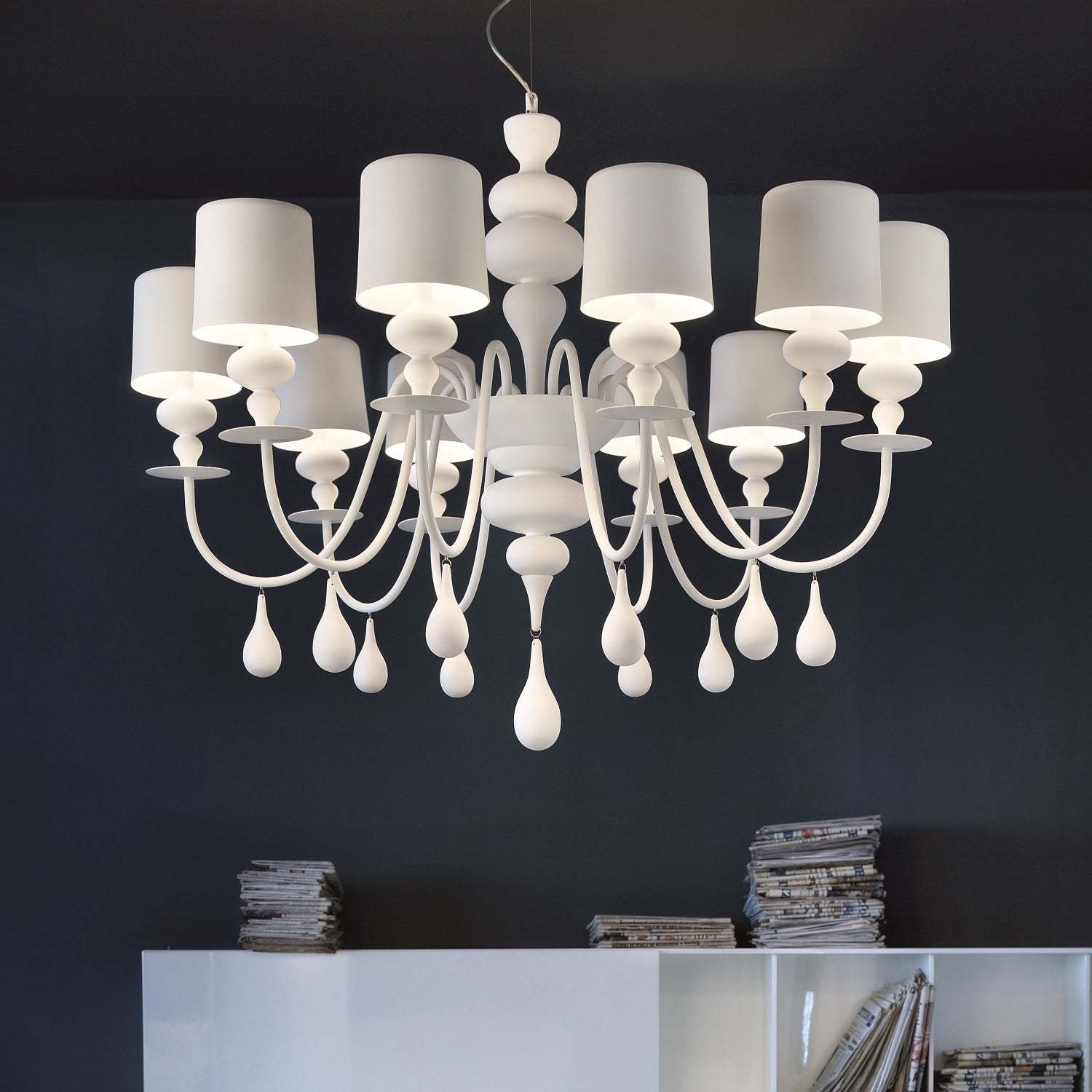 Eva Modern Chandelier [4 Sizes] - Masiero-Sylvia Space
