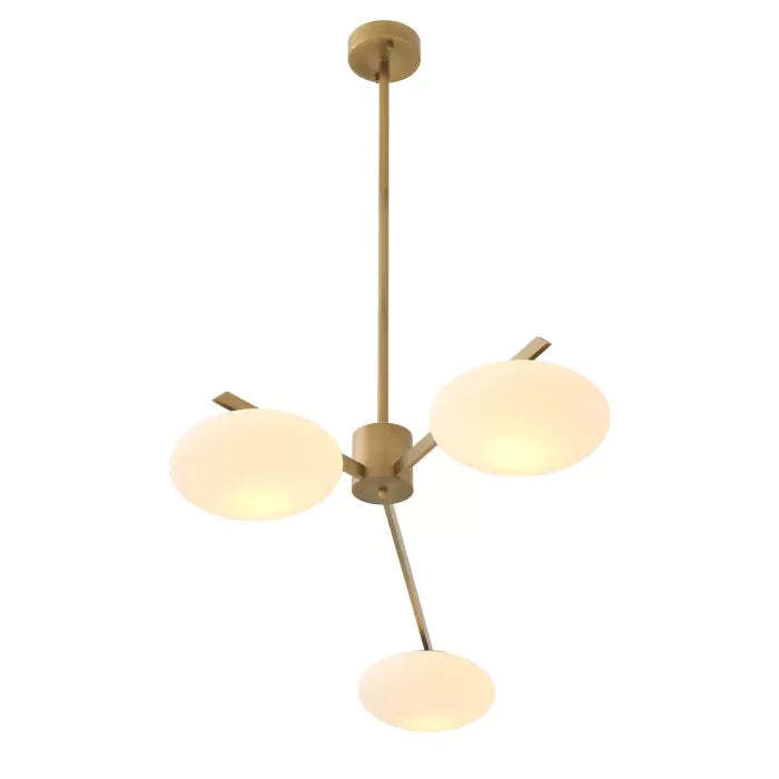 Evergreen S Modern Brass Chandelier - Eichholtz-Sylvia Space