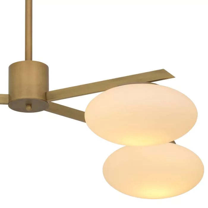 Evergreen S Modern Brass Chandelier - Eichholtz-Sylvia Space