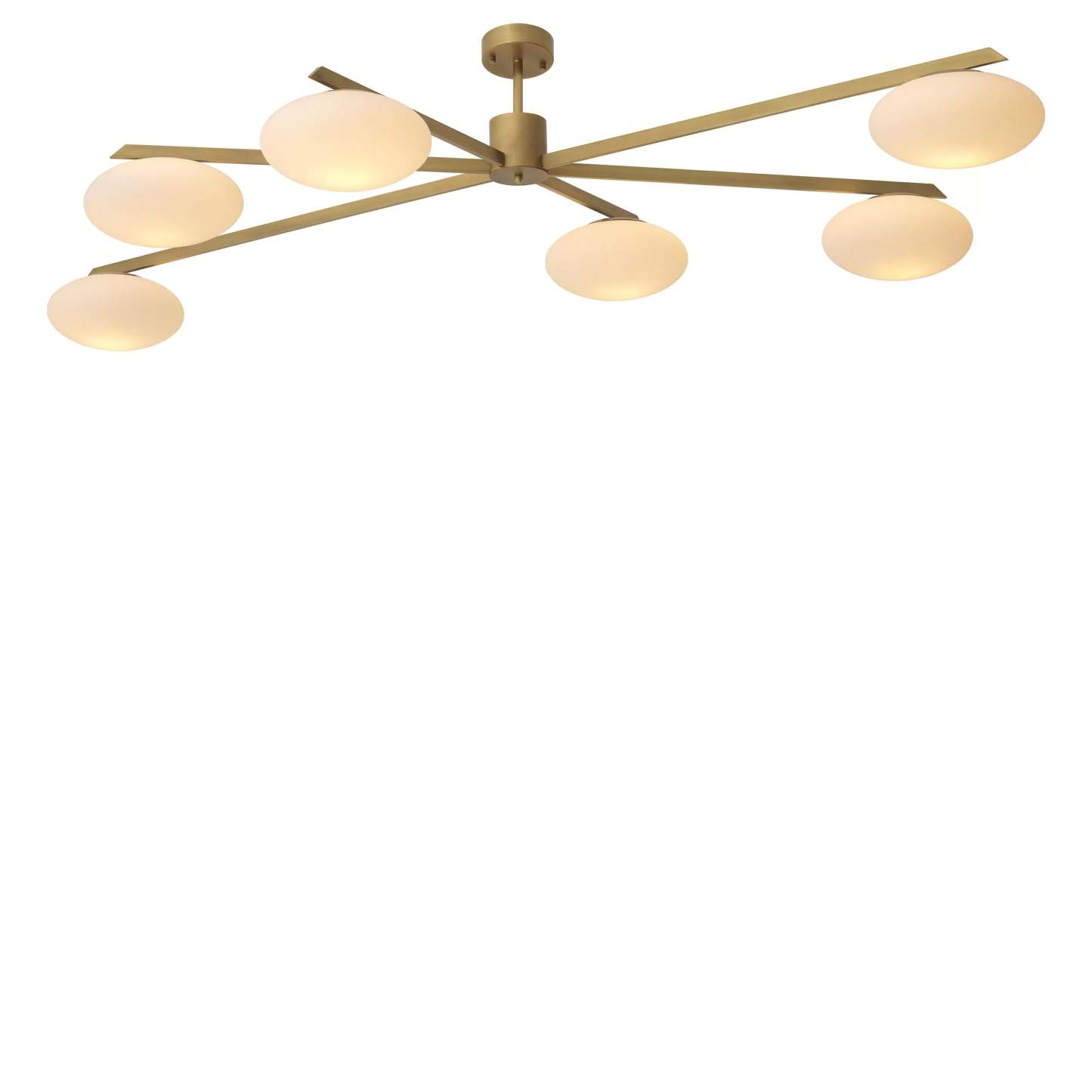 Evergreen S Modern Brass Chandelier - Eichholtz-Sylvia Space