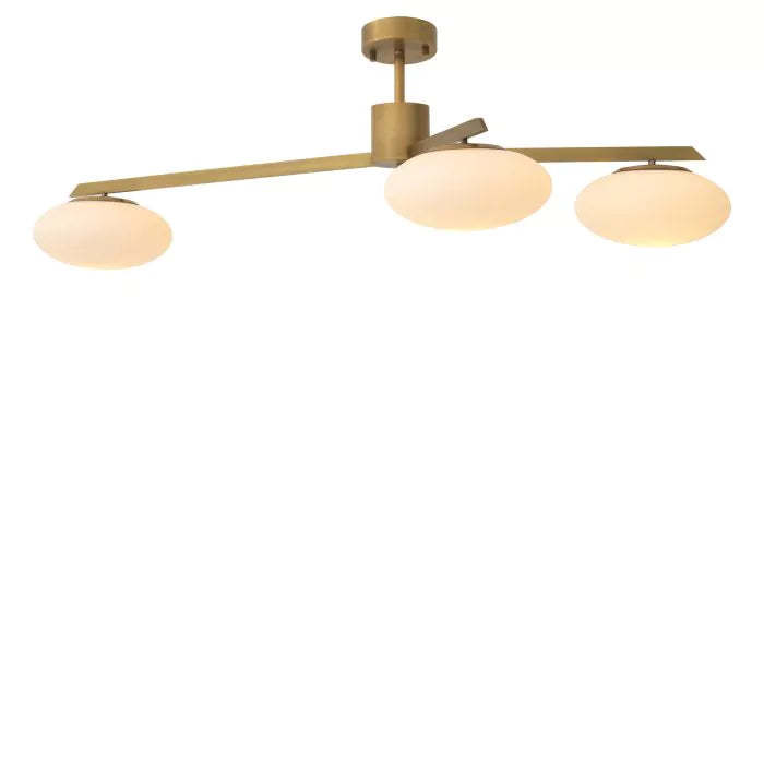 Evergreen S Modern Brass Chandelier - Eichholtz-Sylvia Space