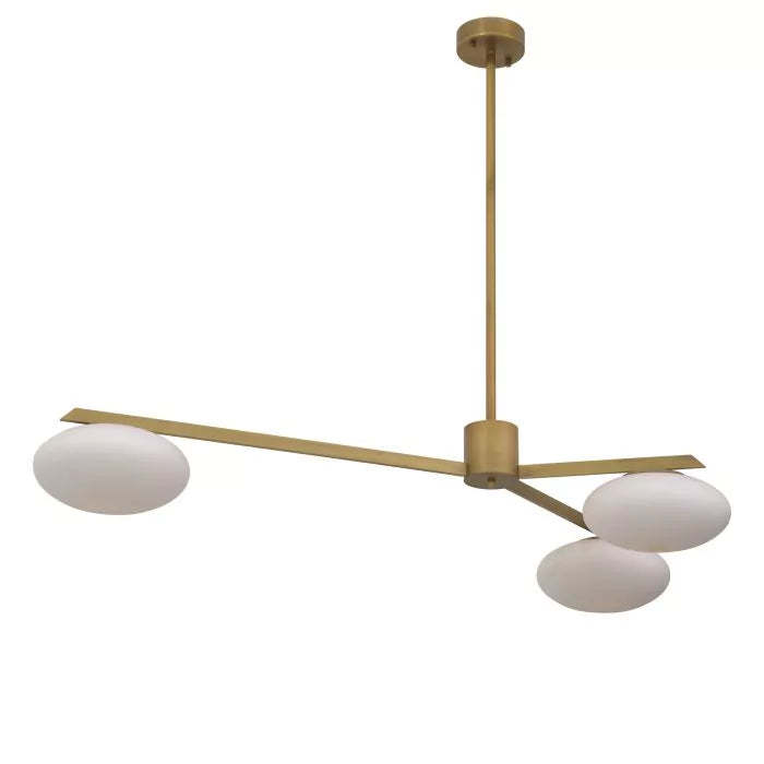 Evergreen S Modern Brass Chandelier - Eichholtz-Sylvia Space