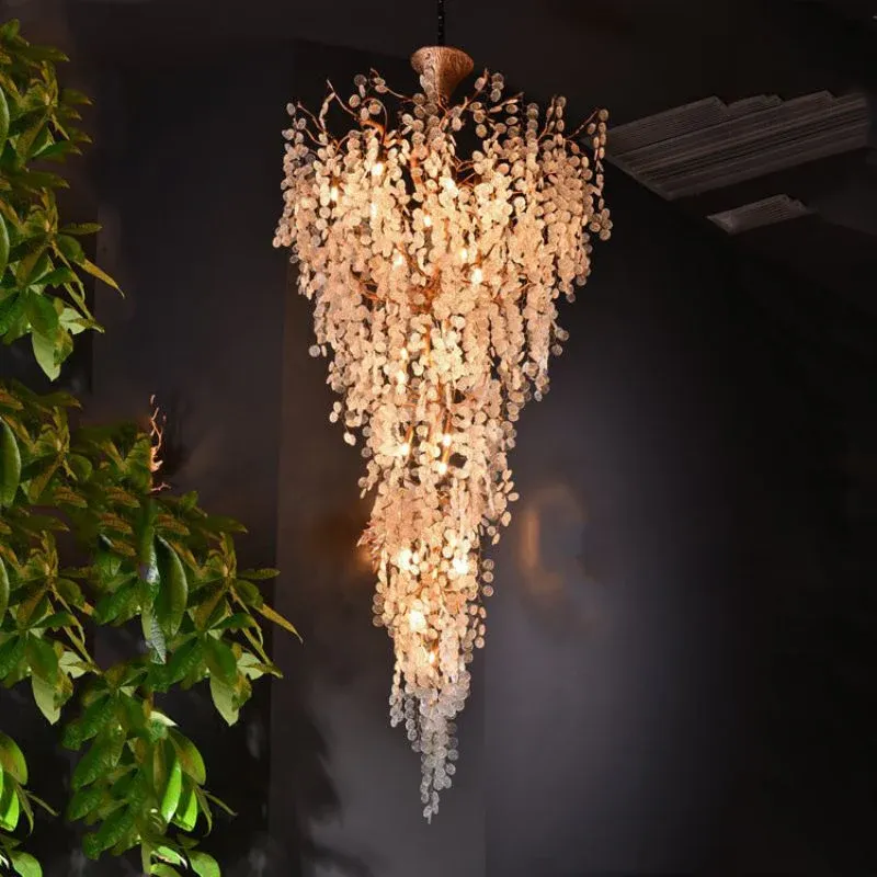 Two-Tier Large Branch Chandelier