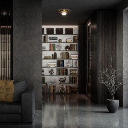 Landed Wall/ Ceiling Light