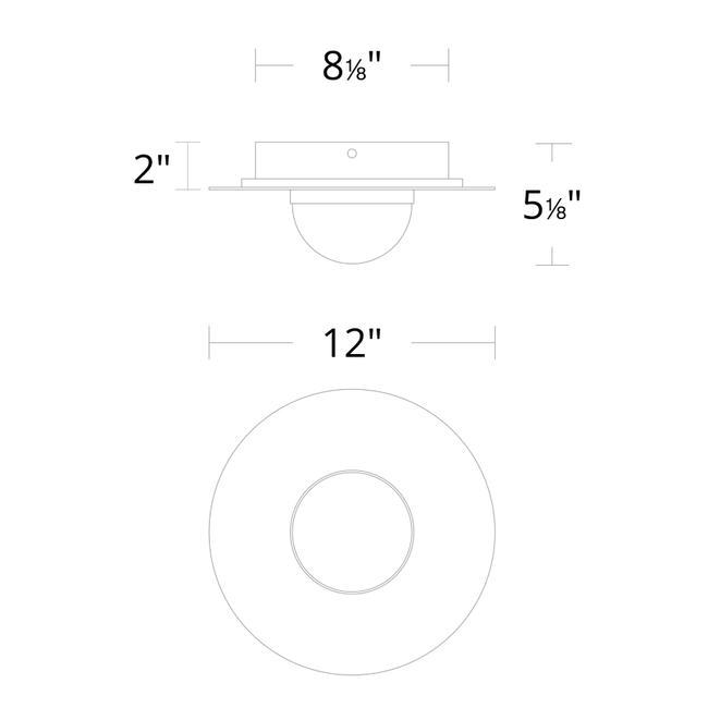 Landed Wall/ Ceiling Light