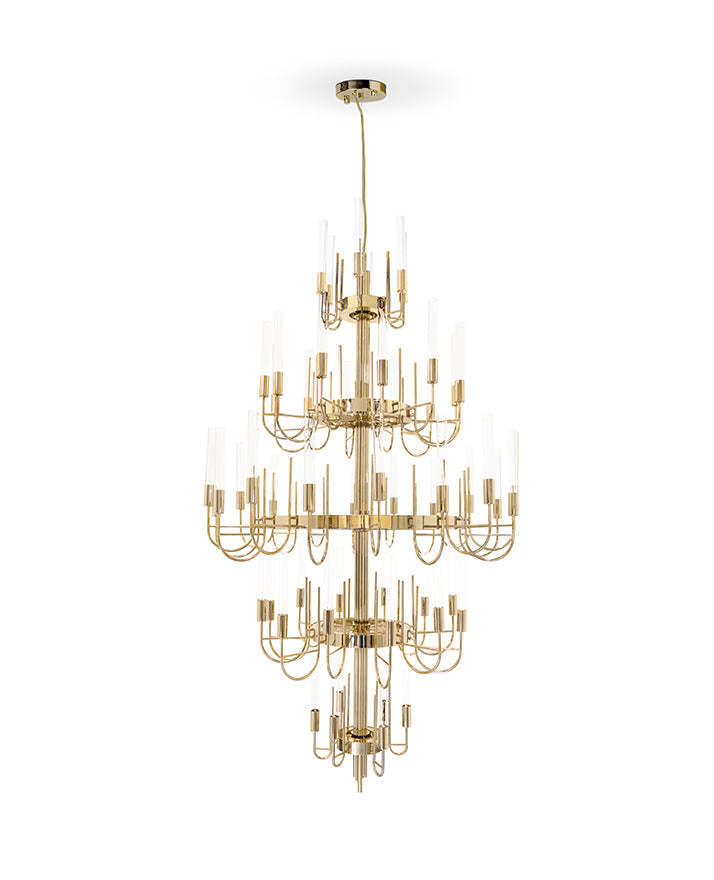 Gala 52 Light Crystal Modern Chandelier - Luxxu-Sylvia Space