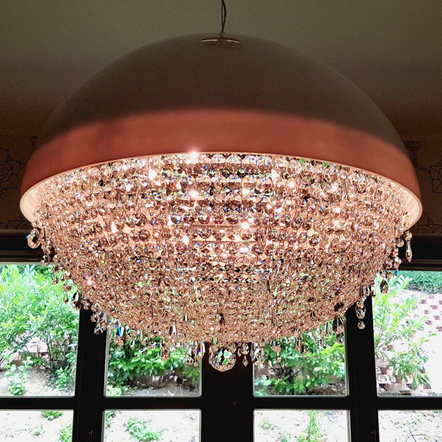 Glitter Ball Modern Glass Chandelier - Luchiante-Sylvia Space