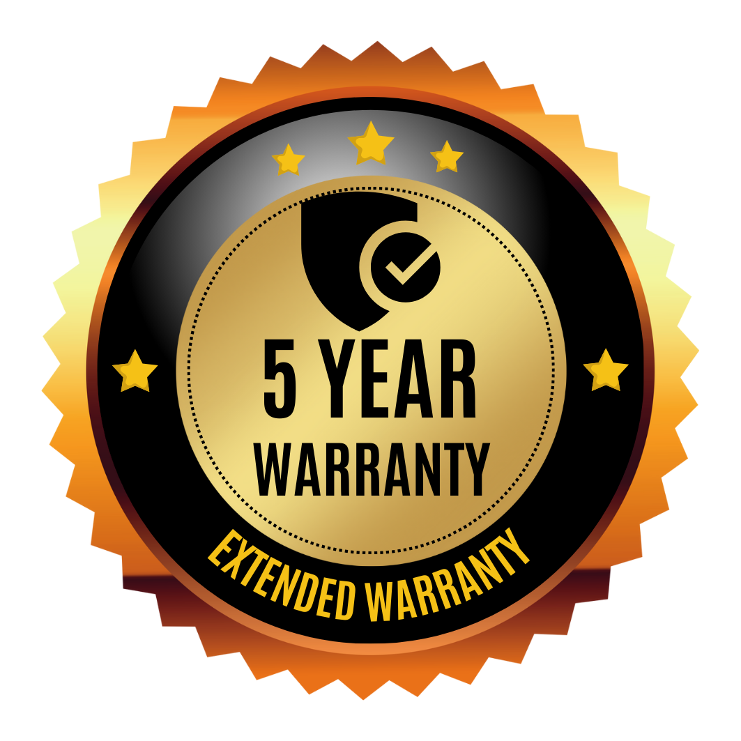 Black Friday - 5 Years Warranty