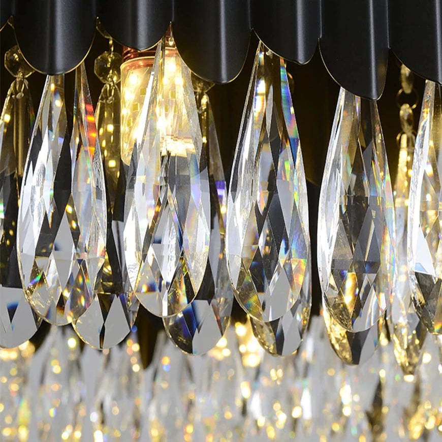 Lugano Crystal Dining Room Chandelier-Sylvia Space