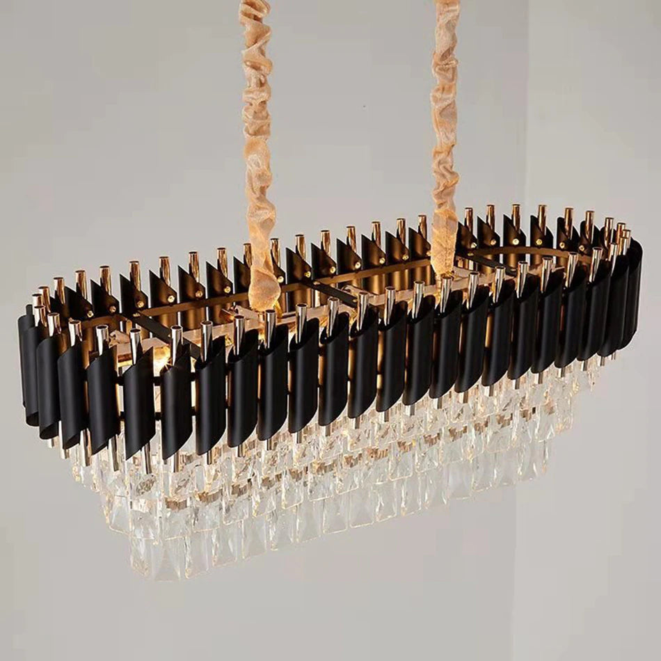 Verano Crystal Dining Room Chandelier-Sylvia Space