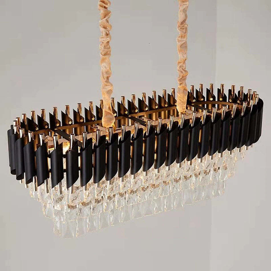 Verano Crystal Dining Room Chandelier-Sylvia Space
