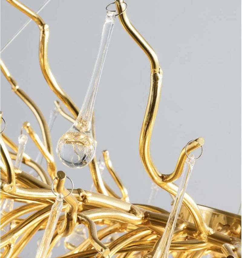62" Albero Dining Room Crystal Chandelier-Sylvia Space
