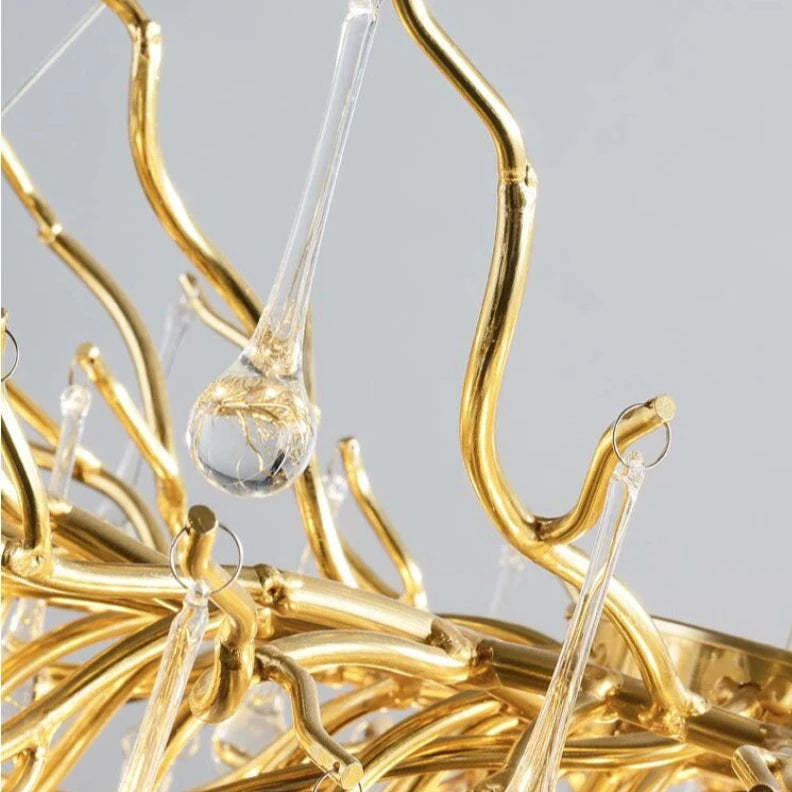 40" Albero Living Room Crystal Chandelier-Sylvia Space