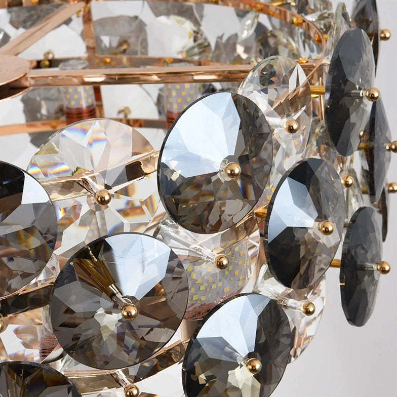 Monte Crystal Dining Room Chandelier-Sylvia Space
