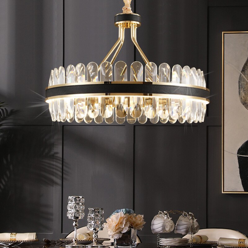 Villa Collection Crystal Ring Chandelier-Sylvia Space
