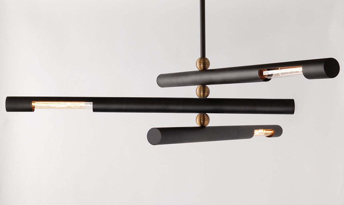 Hendrix Modern Chandelier [2 Sizes] - Troy Lighting-Sylvia Space