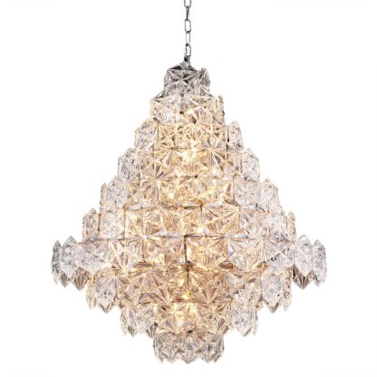 Hermitage L Modern Chandelier - [Nickel] - Eichholtz-Sylvia Space