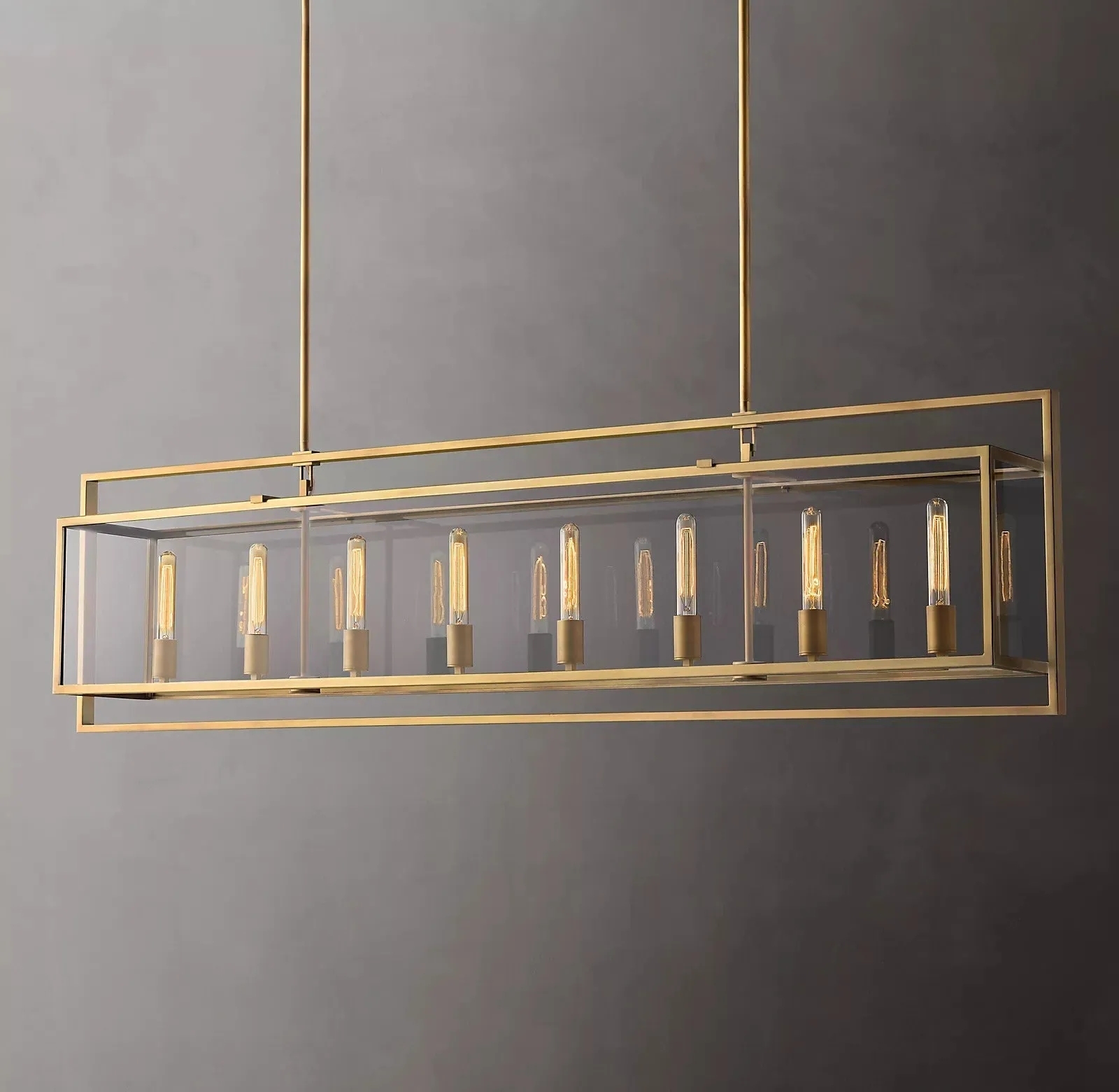 Michaul Beck Rectangular Chandelier 72"