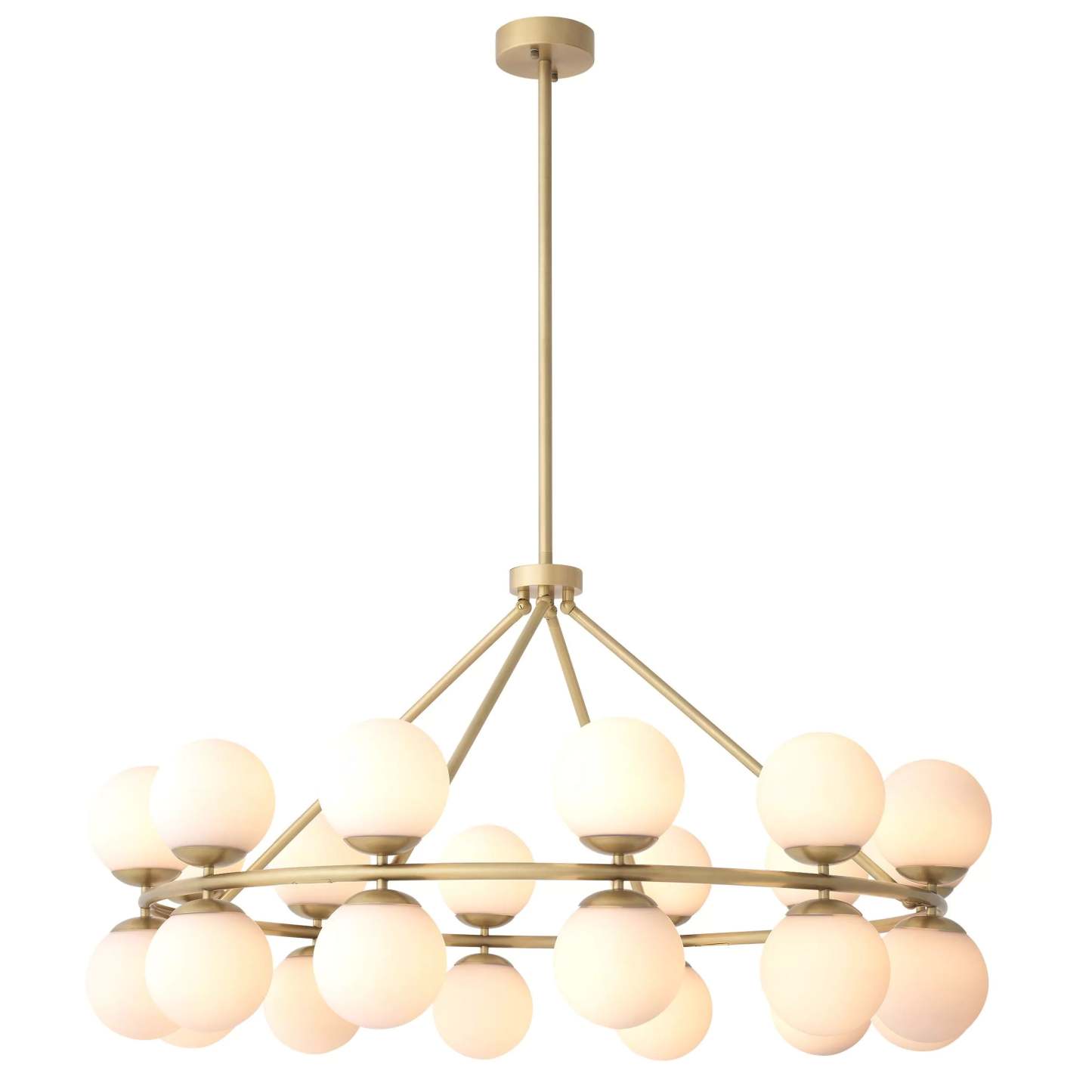 Hutchinson Modern Brass Chandelier - (Antique Brass Finish | Bronze Finish) - Eichholtz-Sylvia Space