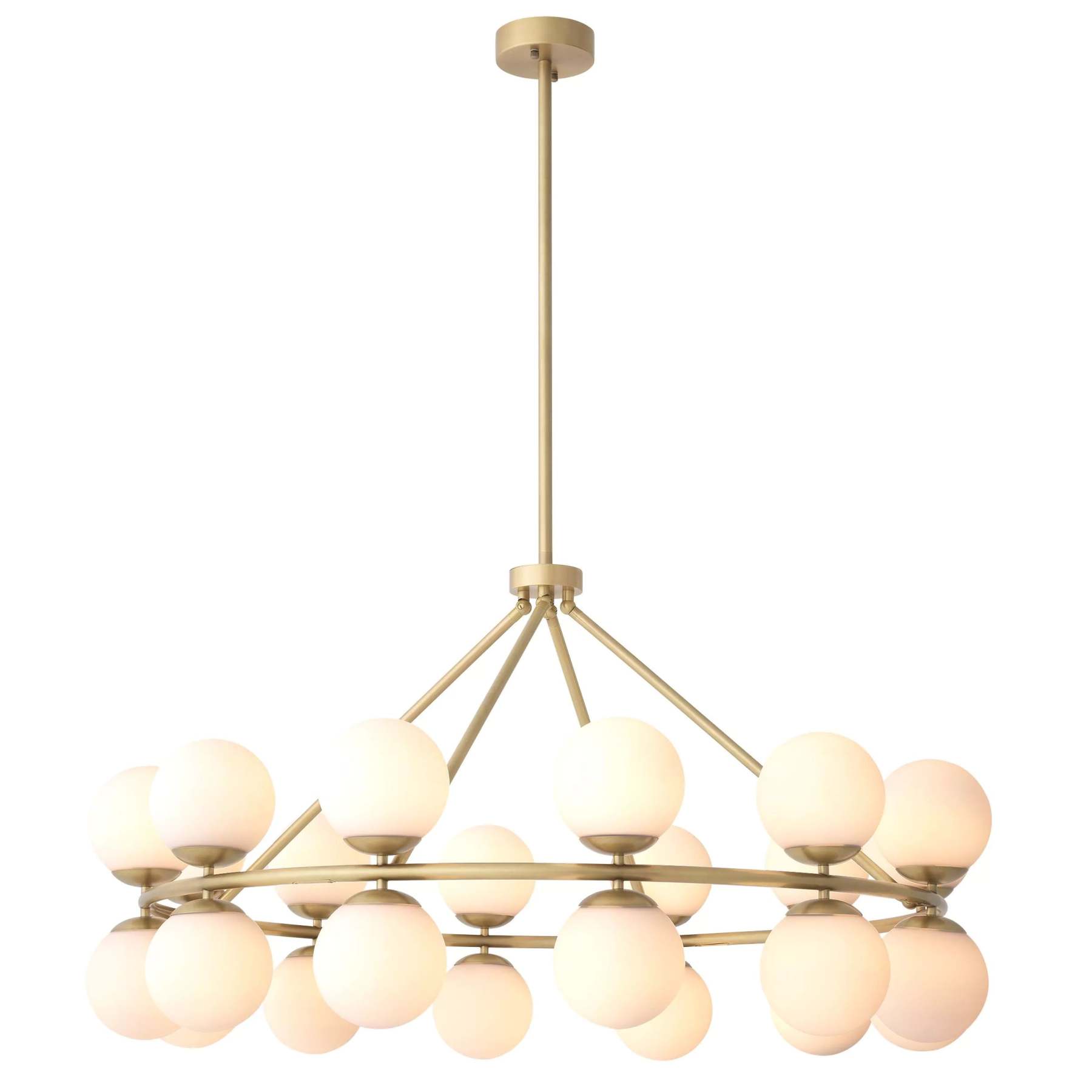 Hutchinson Modern Brass Chandelier - (Antique Brass Finish | Bronze Finish) - Eichholtz-Sylvia Space