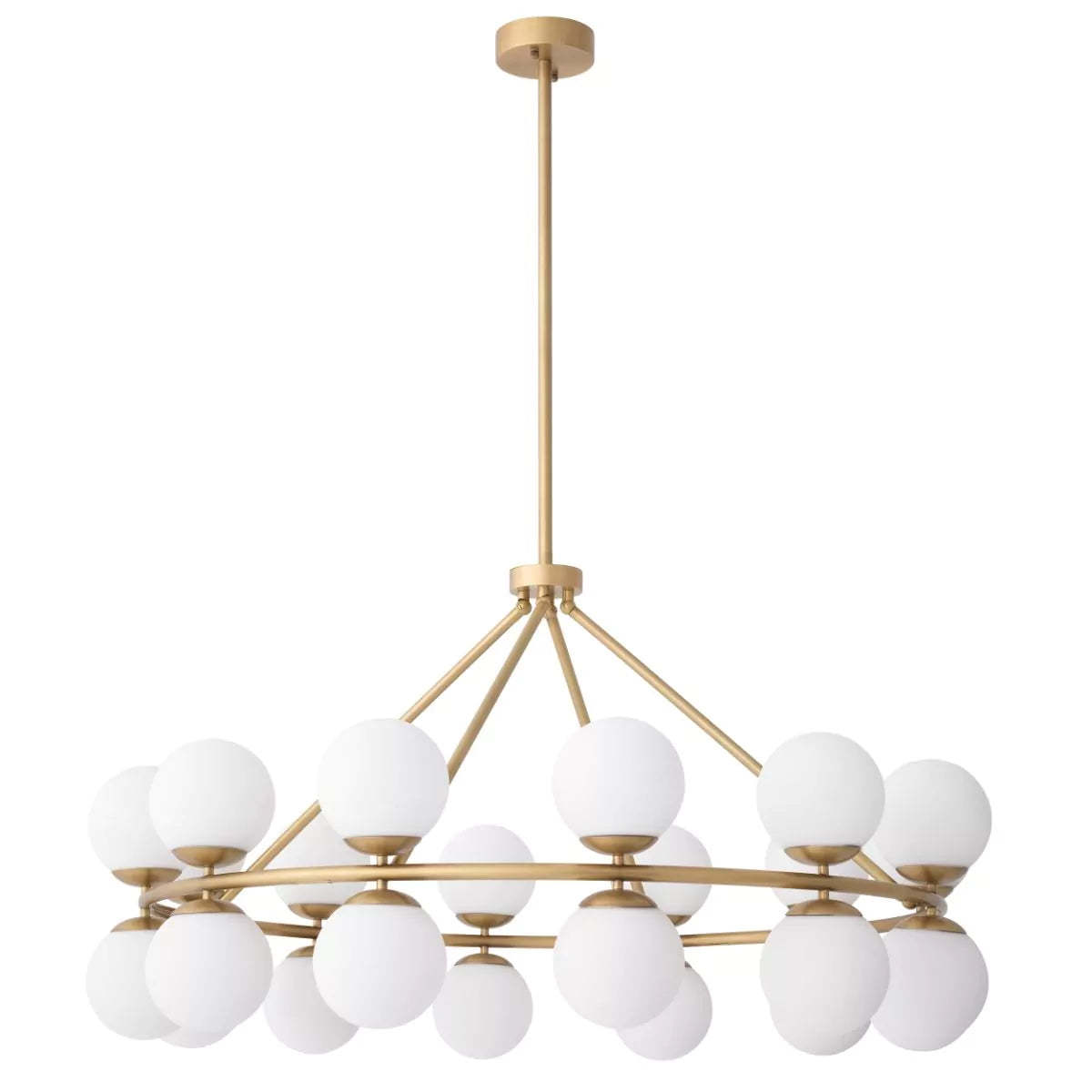 Hutchinson Modern Brass Chandelier - (Antique Brass Finish | Bronze Finish) - Eichholtz-Sylvia Space