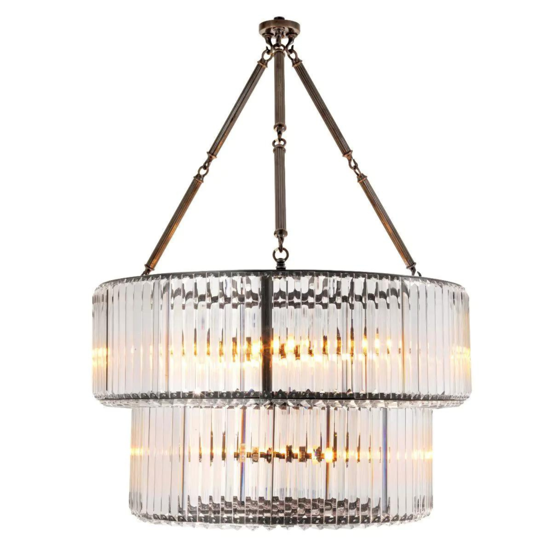 Infinity Double Modern Chandeliers (Bronze/Nickel Finish) - Eichholtz-Sylvia Space