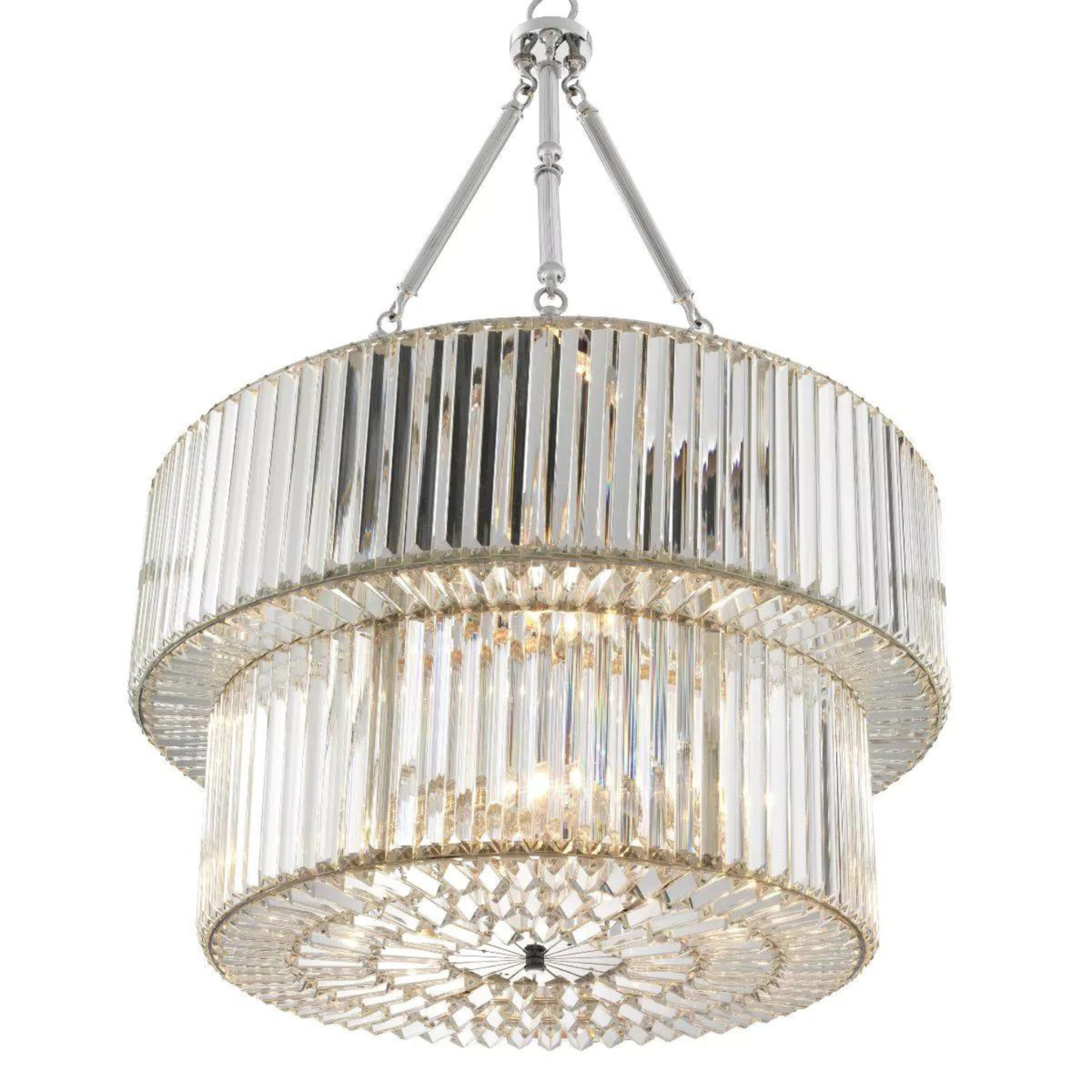 Infinity Double Modern Chandeliers (Bronze/Nickel Finish) - Eichholtz-Sylvia Space