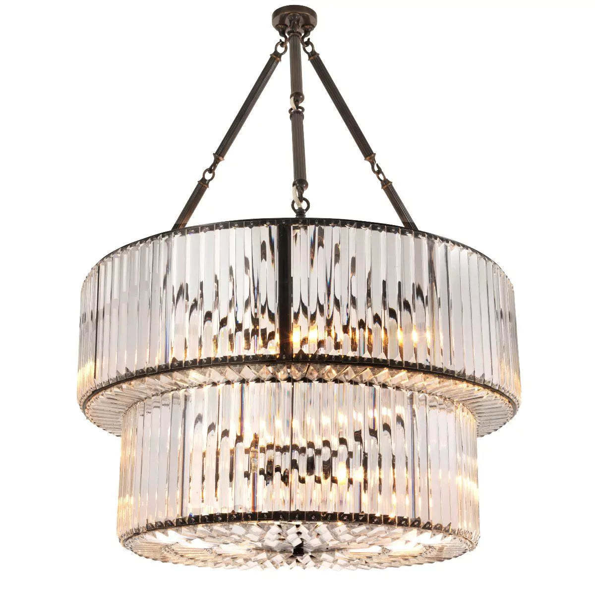 Infinity Double Modern Chandeliers (Bronze/Nickel Finish) - Eichholtz-Sylvia Space