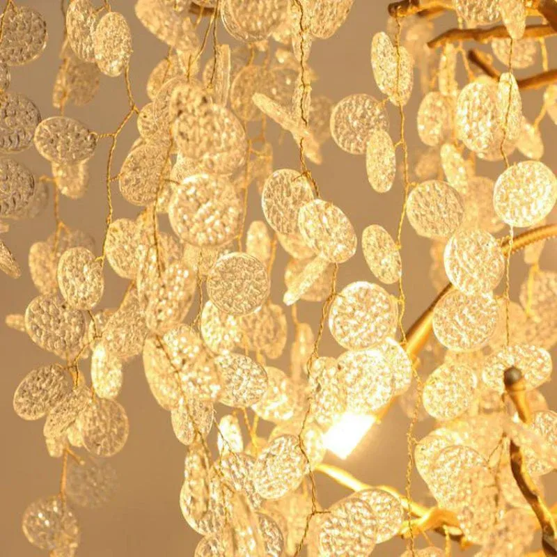 Two-Tier Large Branch Chandelier