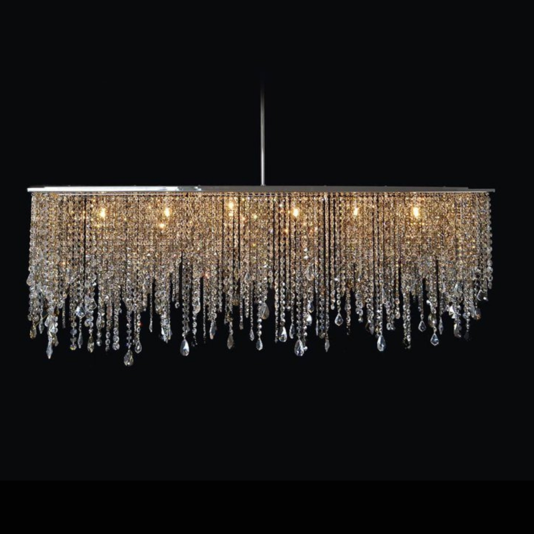 Juno 6 Modern Crystal Glass Chandelier - Wranovsky-Sylvia Space
