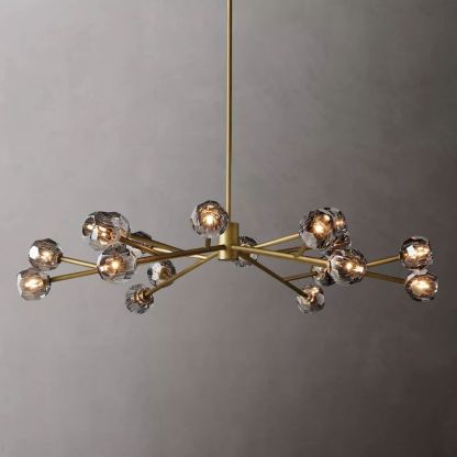 Bouble De Crystal Round Chandelier 60"