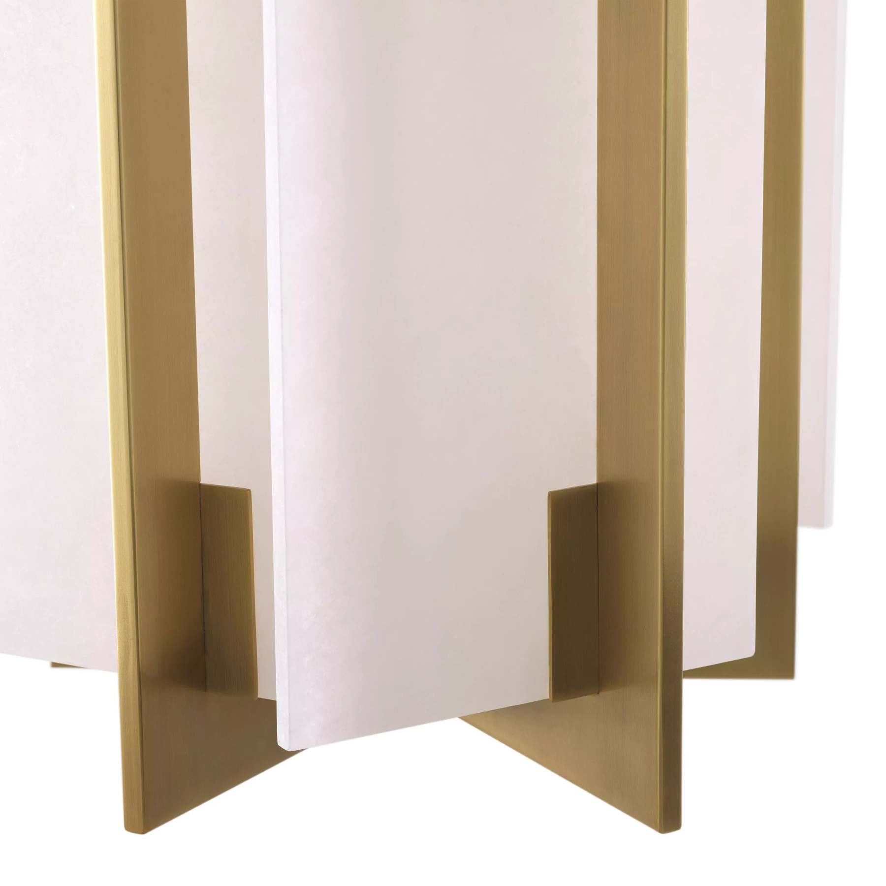 Lugano Modern Brass Chandelier - (Antique Brass Finish | Alabaster) - Eichholtz-Sylvia Space
