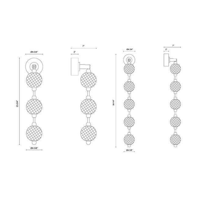 Marni Hanging Wall Sconce