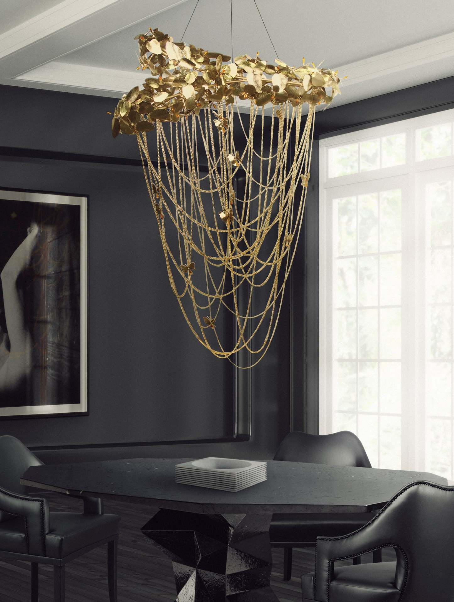 McQueen 11 Light Crystal Modern Chandelier - Luxxu-Sylvia Space