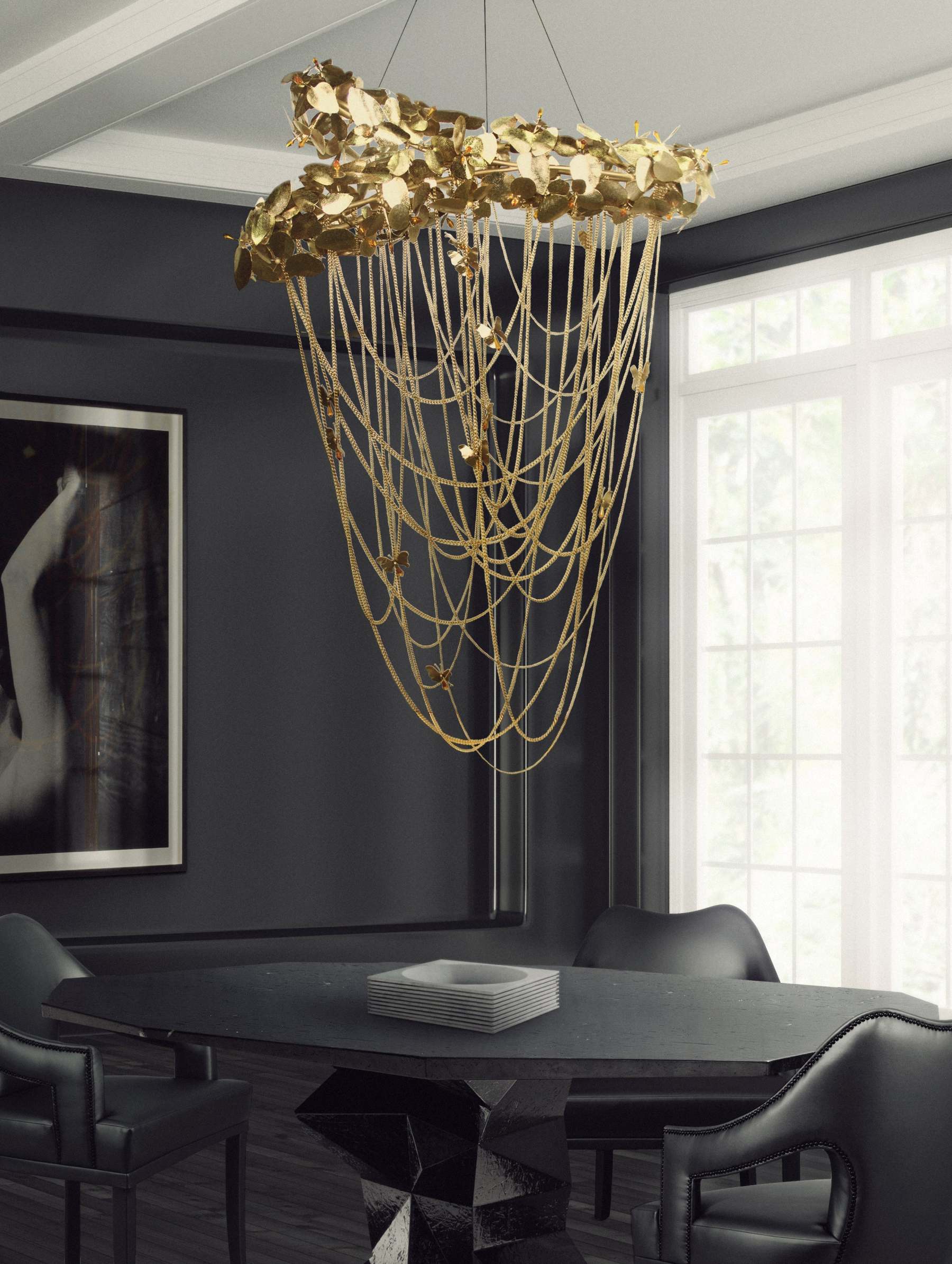McQueen 11 Light Crystal Modern Chandelier - Luxxu-Sylvia Space