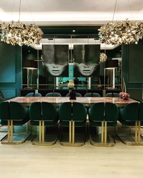 McQueen Round 18 Light Crystal Modern Chandelier - Luxxu-Sylvia Space