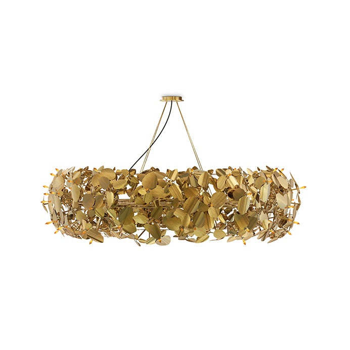McQueen Round 18 Light Crystal Modern Chandelier - Luxxu-Sylvia Space